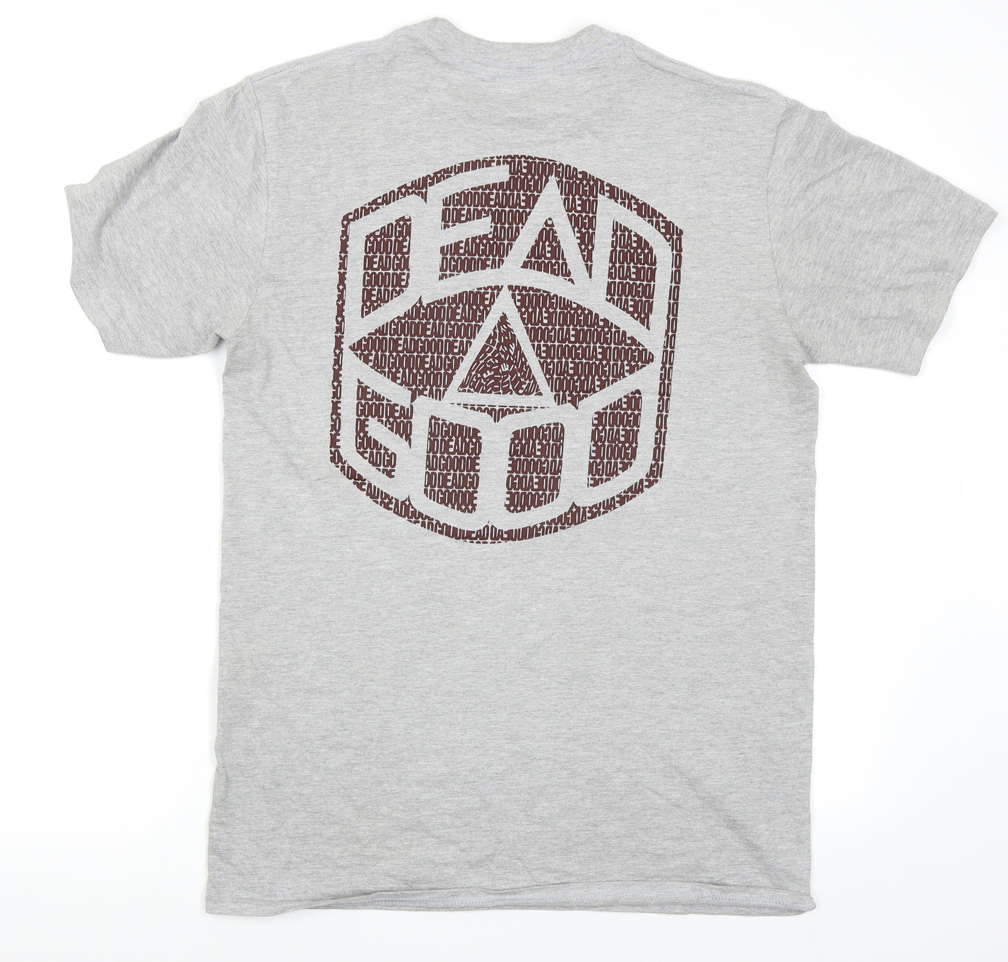 Dead Good Clothing Mens Grey    T-Shirt Size M