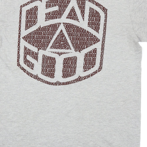 Dead Good Clothing Mens Grey    T-Shirt Size M