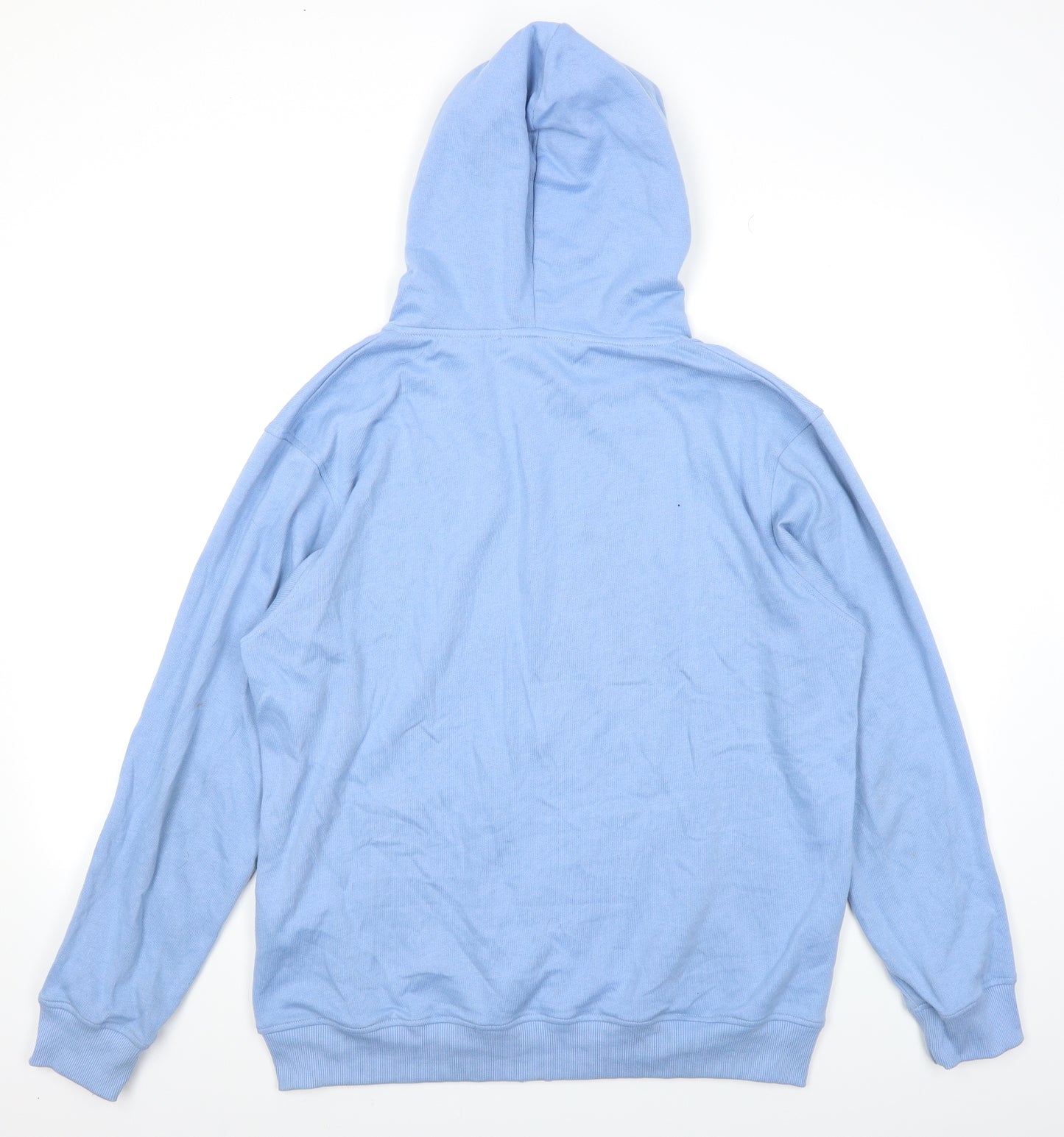 Mennace Mens Blue   Full Zip Hoodie Size M