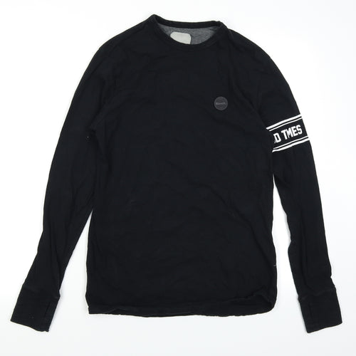 Bench Mens Black    T-Shirt Size S