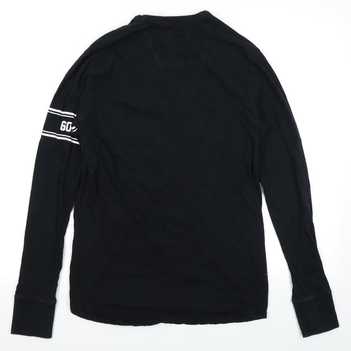 Bench Mens Black    T-Shirt Size S