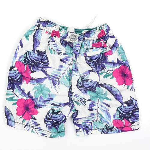 NEXT Boys White Floral  Sweat Shorts Size 11 Years