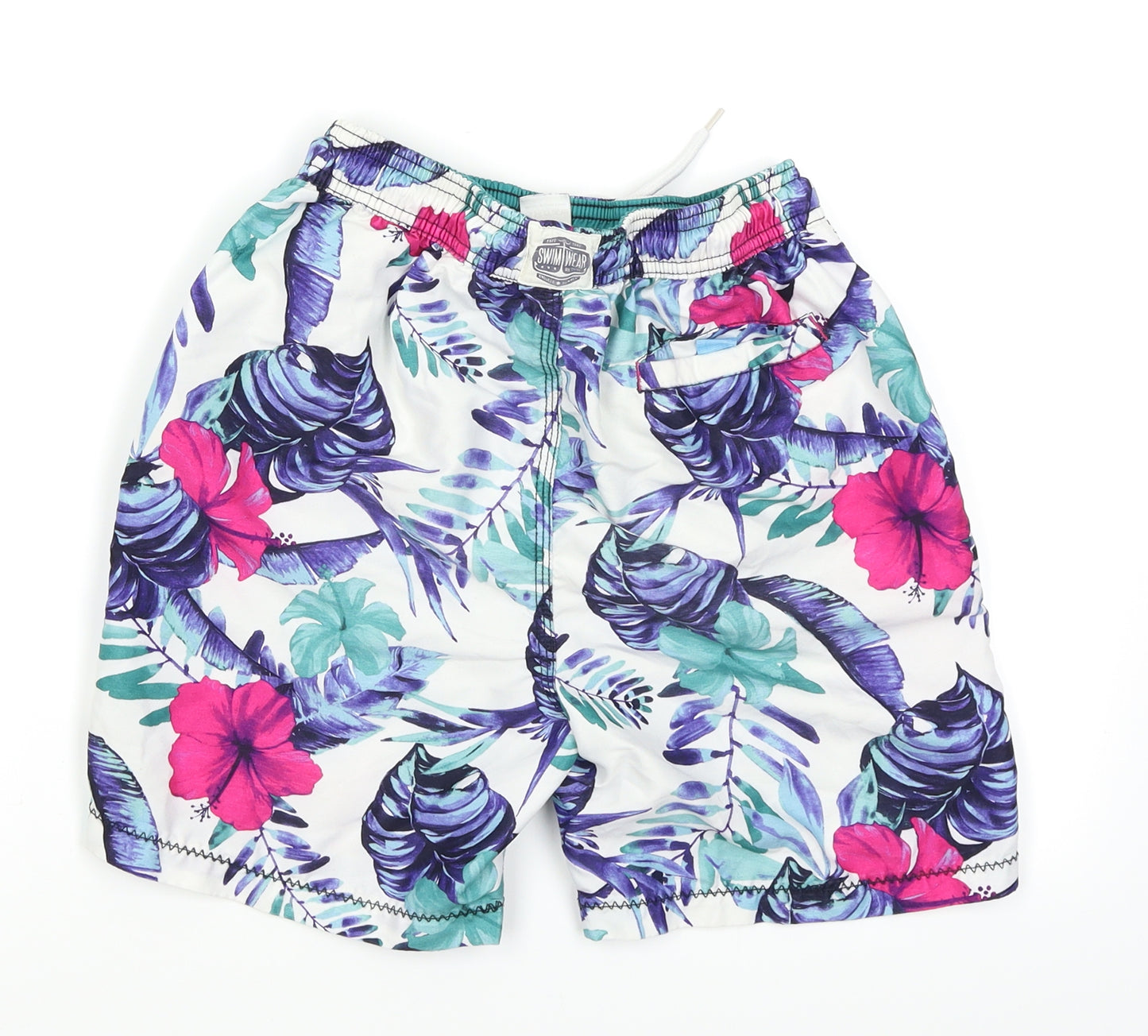 NEXT Boys White Floral  Sweat Shorts Size 11 Years
