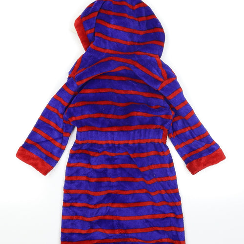 Mini Club Boys Blue Striped   Robe Size 2-3 Years  - Monster