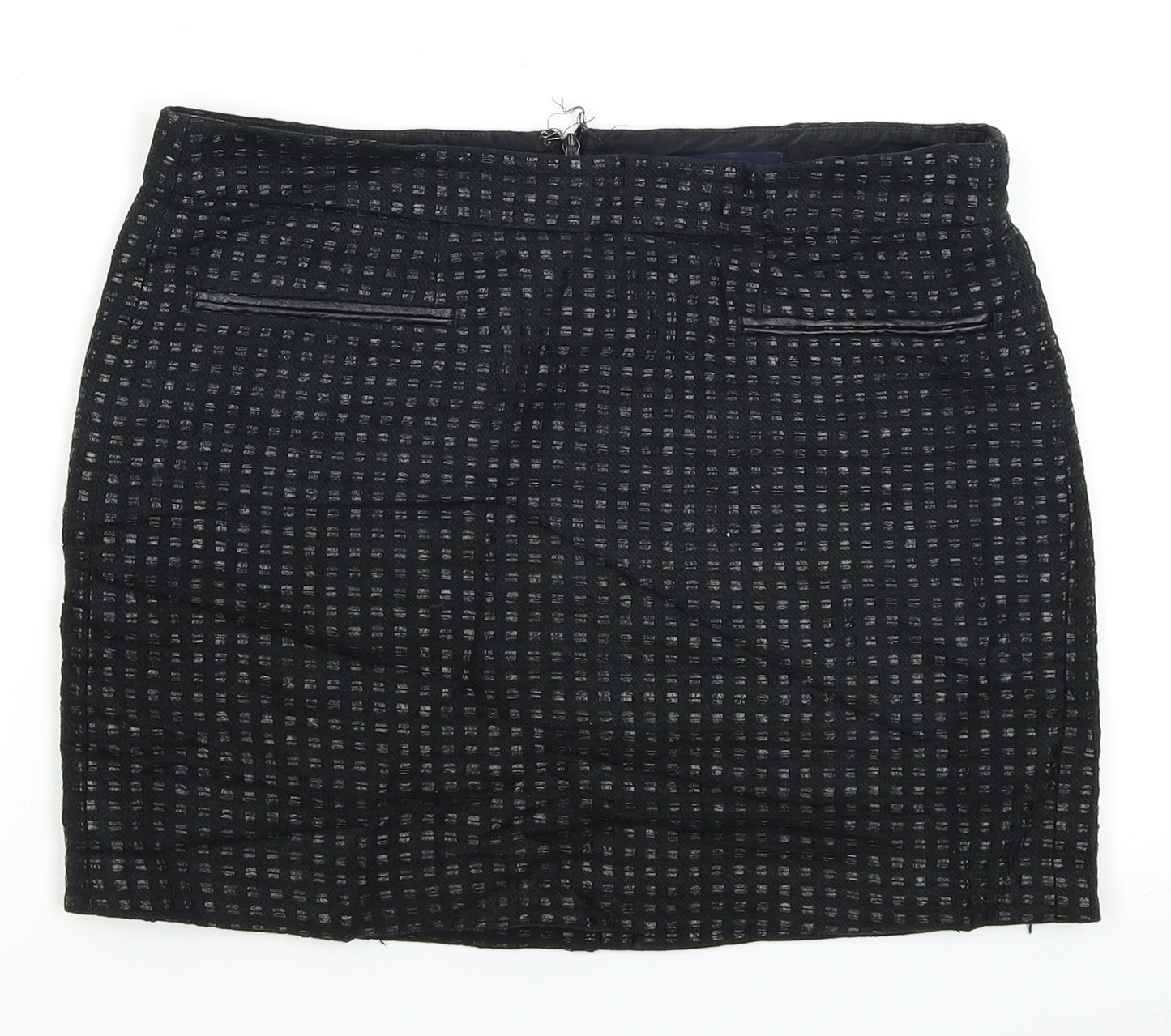 Gap Womens Black Polka Dot  A-Line Skirt Size 6