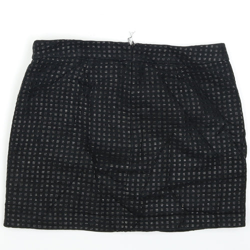 Gap Womens Black Polka Dot  A-Line Skirt Size 6