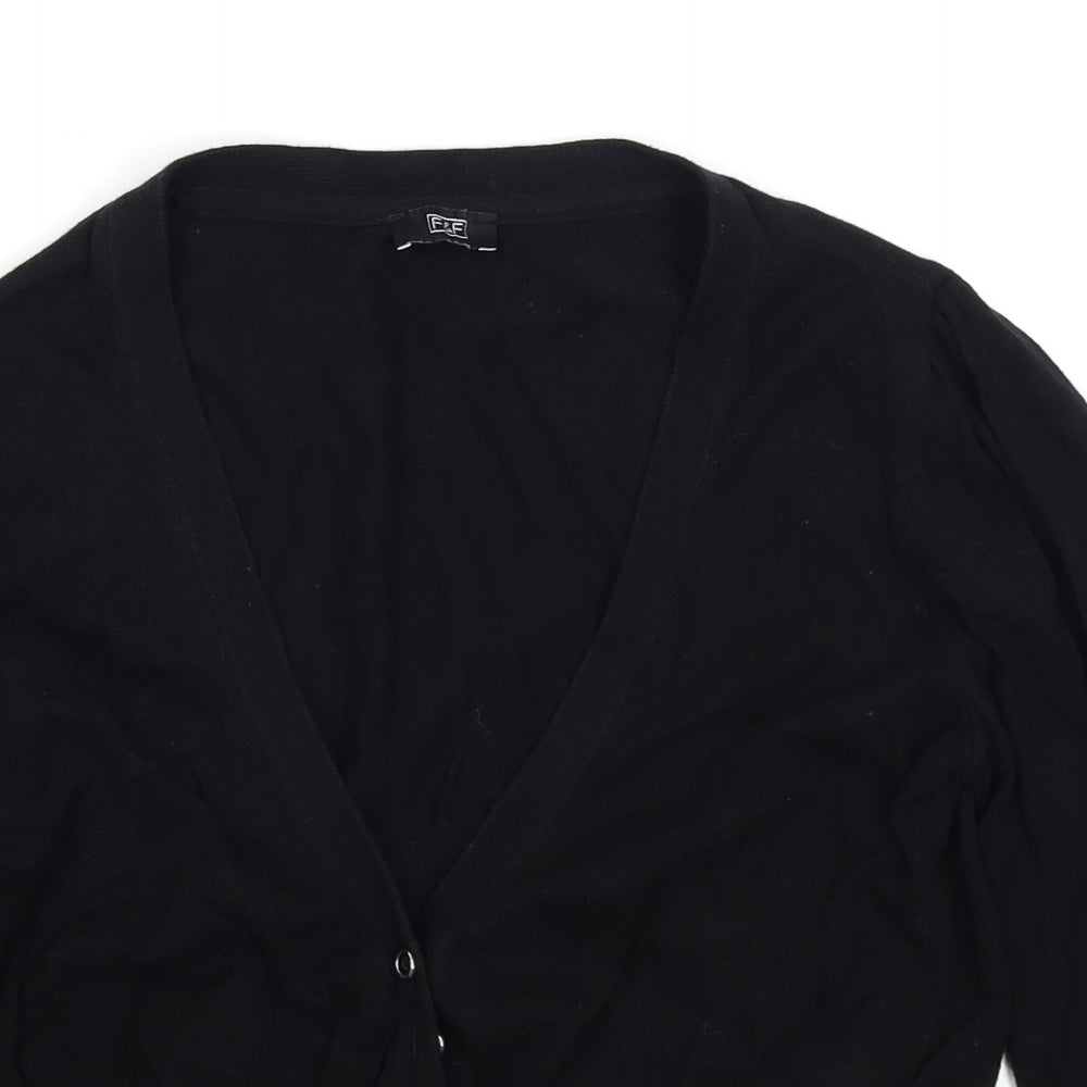 F&F Womens Black   Cardigan Jumper Size 12