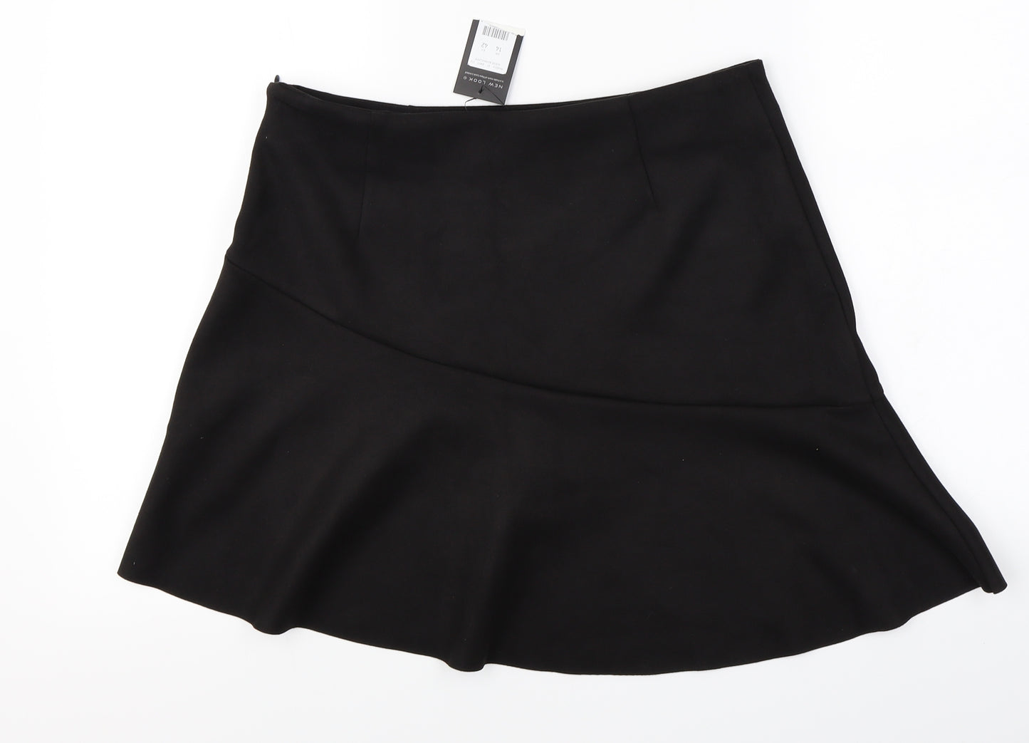 New Look  Womens Black   A-Line Skirt Size 14