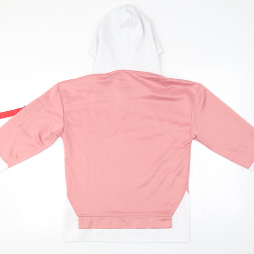 Fashion Womens Pink   Pullover Hoodie Size L