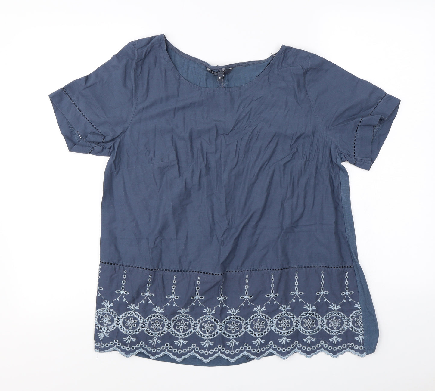 Preworn  Womens Blue   Basic T-Shirt Size M