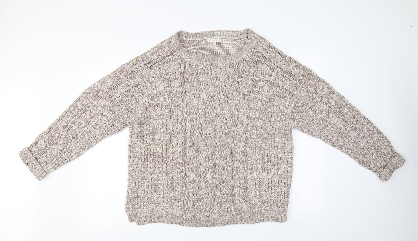 Lakeland  Womens Beige   Pullover Jumper Size 18