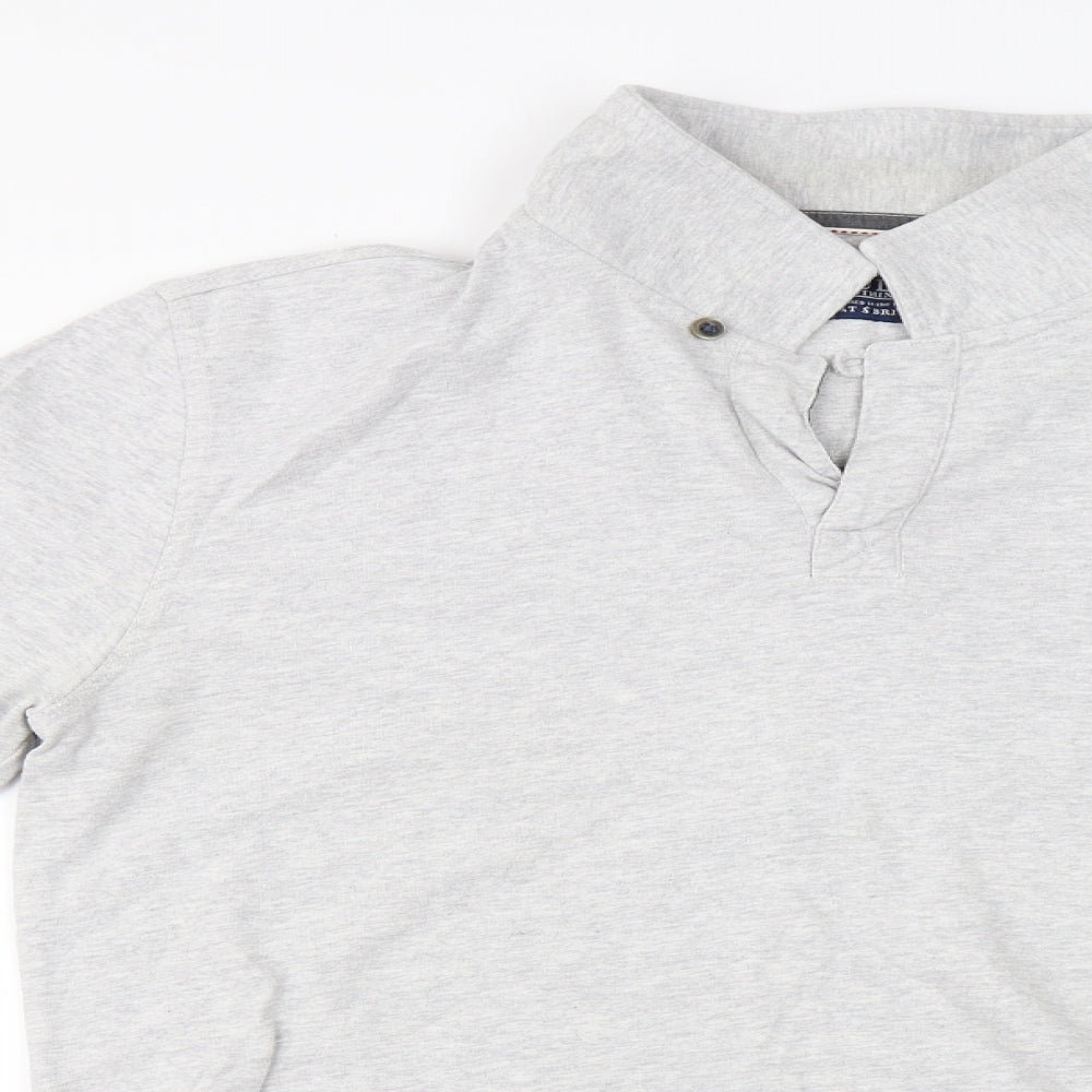 Joules  Mens Grey    Polo Size M
