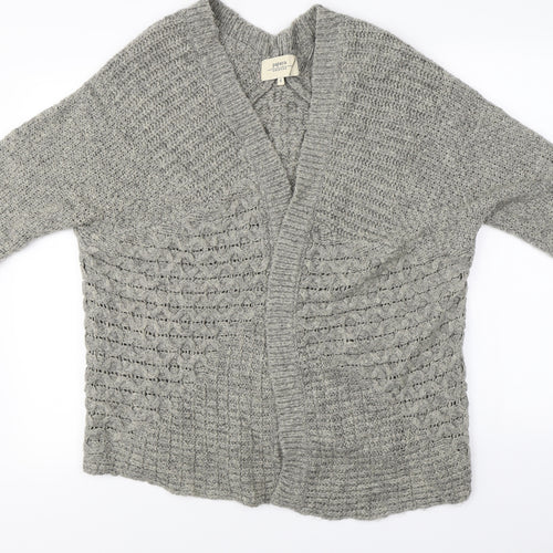 Papaya  Womens Grey   Cardigan Jumper Size S