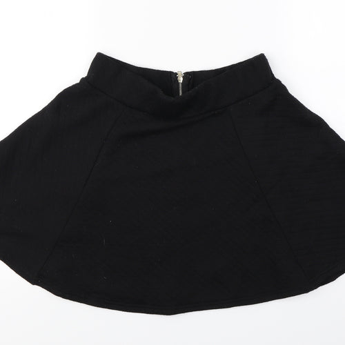 H&M  Womens Black   A-Line Skirt Size S