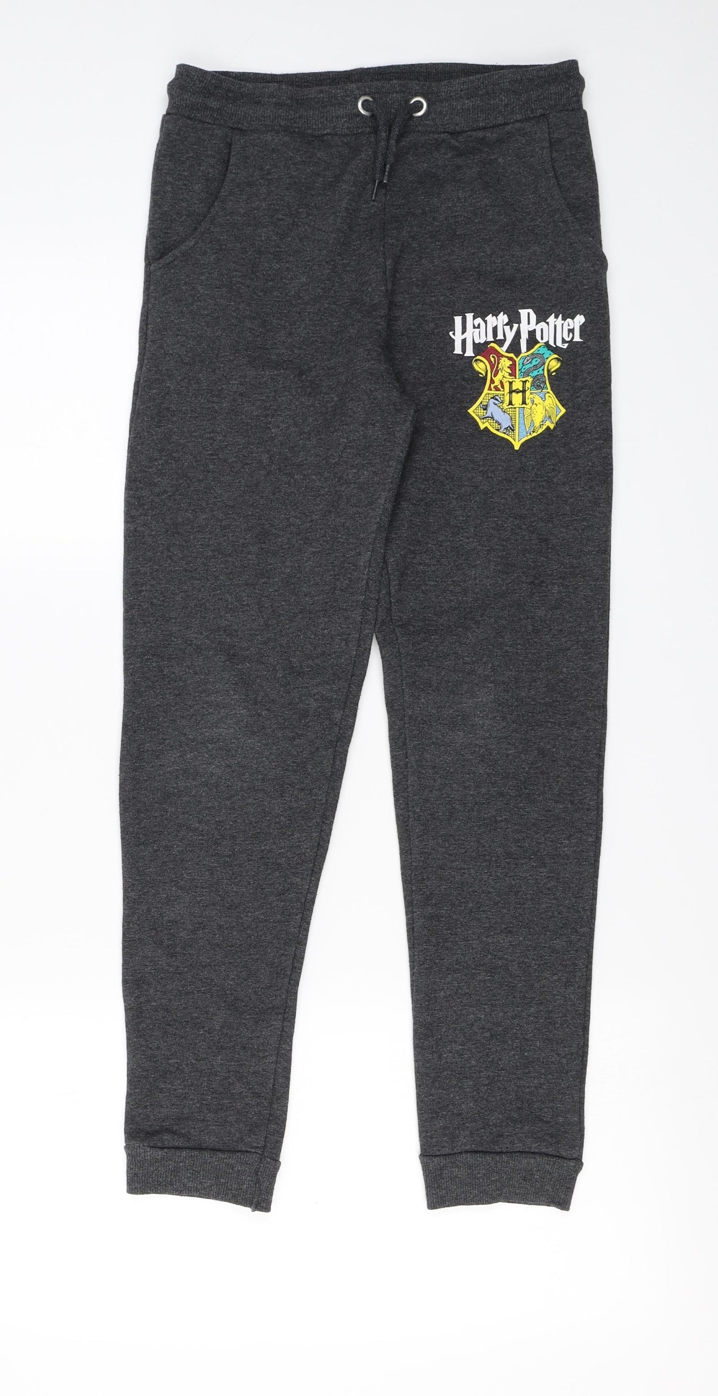 Primark Boys Grey   Jogger Trousers Size 11-12 Years - Harry potter