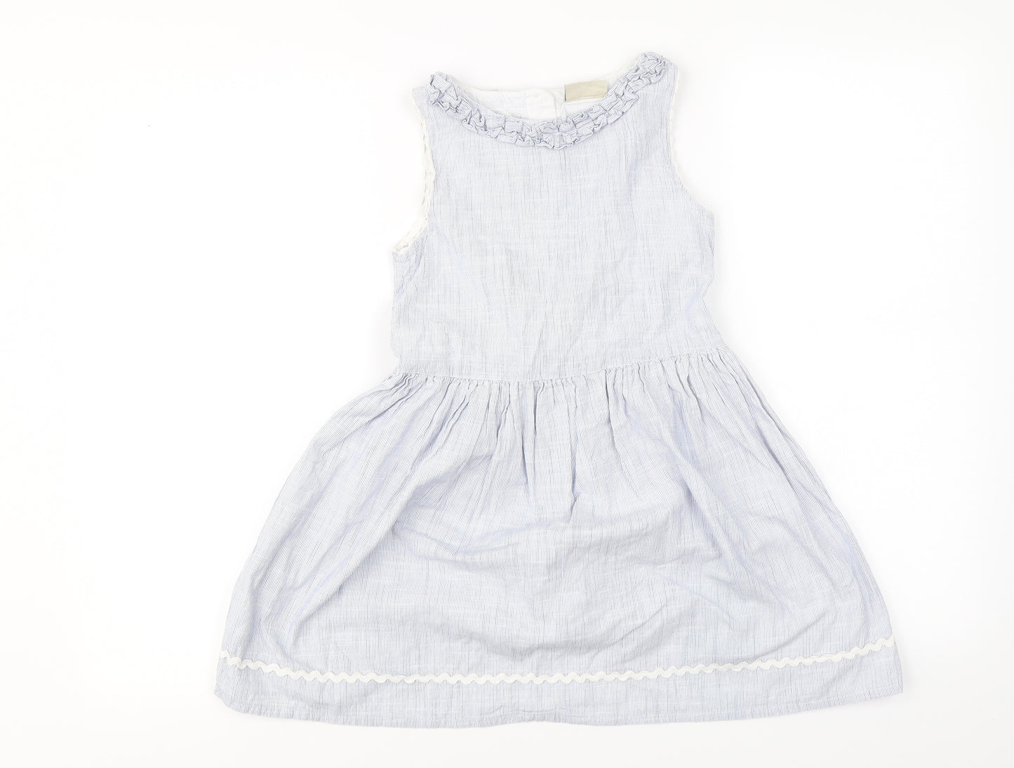 NEXT  Girls Blue Striped  A-Line  Size 8 Years