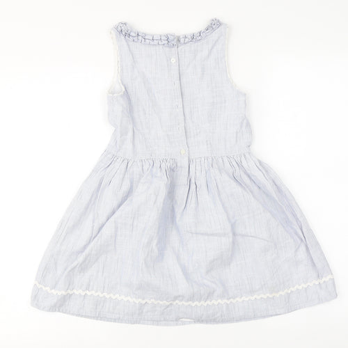NEXT  Girls Blue Striped  A-Line  Size 8 Years