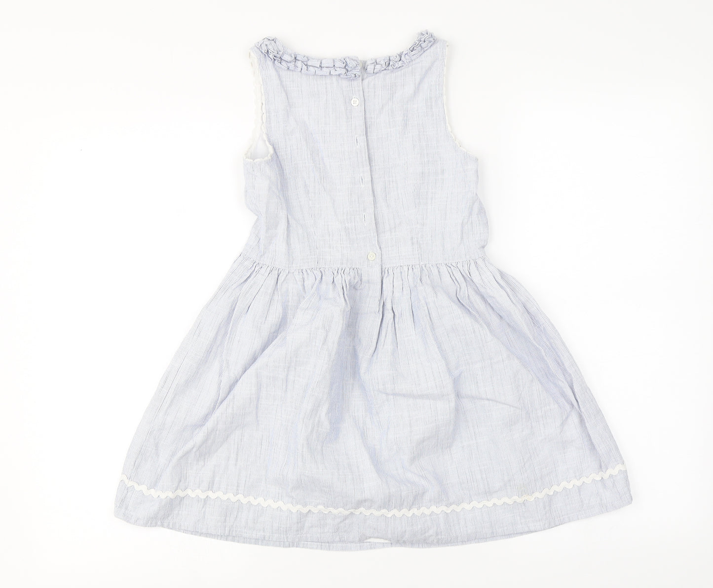 NEXT  Girls Blue Striped  A-Line  Size 8 Years