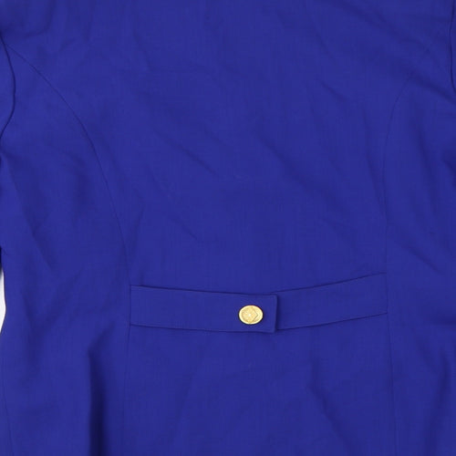 Schneberger  Womens Blue   Jacket Blazer Size 12
