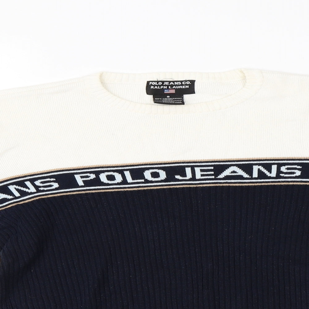 POLO Jeans company  Womens Blue   Pullover Jumper Size S