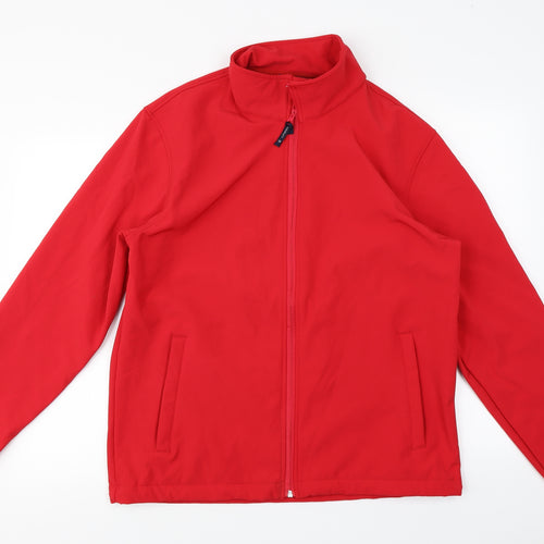 Uneek Mens Red   Jacket Coat Size L