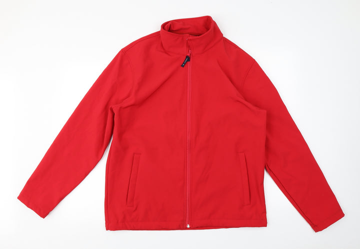 Uneek Mens Red Jacket Coat Size L