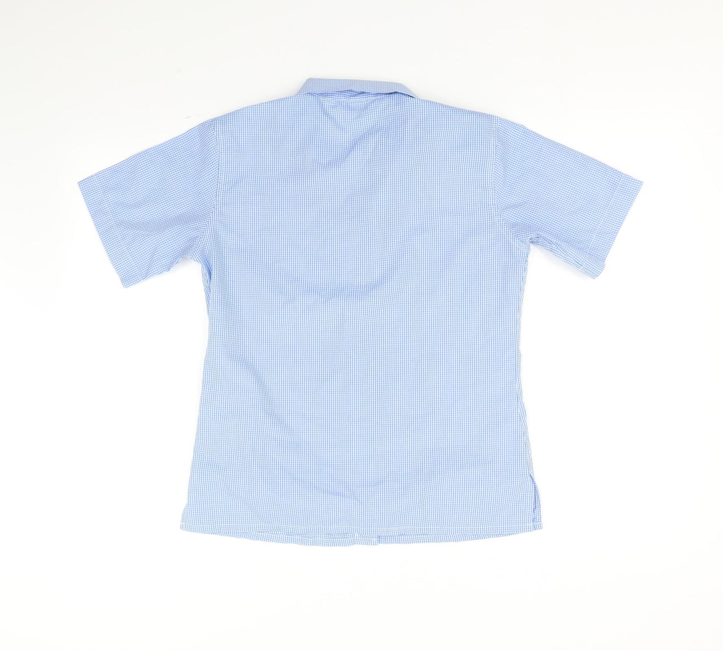 trutex Girls Blue Check  Basic Button-Up Size 10-11 Years