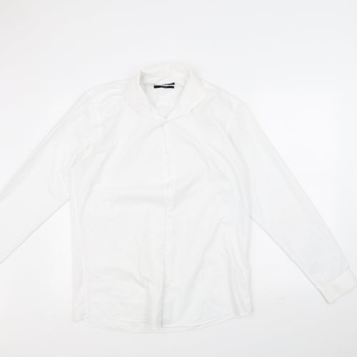 Cedar Wood State Mens White    Button-Up Size 15.5