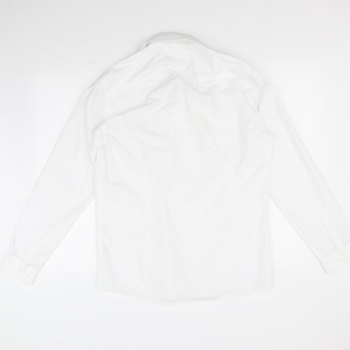Cedar Wood State Mens White    Button-Up Size 15.5
