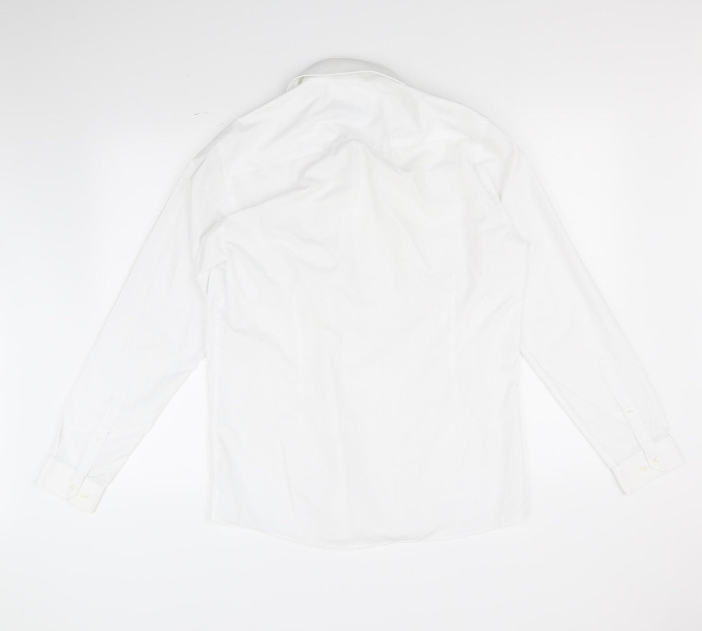 Cedar Wood State Mens White    Button-Up Size 15.5