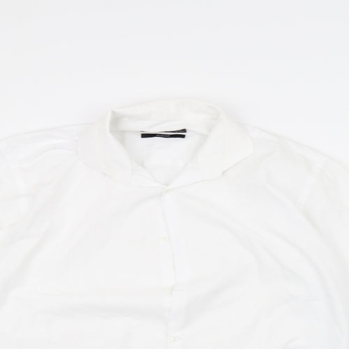 Cedar Wood State Mens White    Button-Up Size 15.5