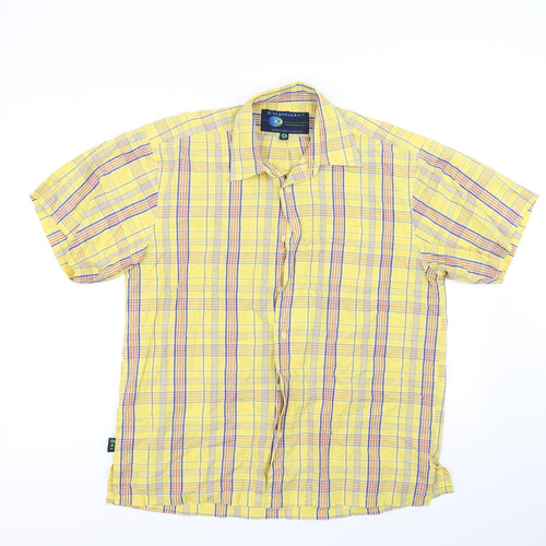 CAPSULE Mens White    Button-Up Size M