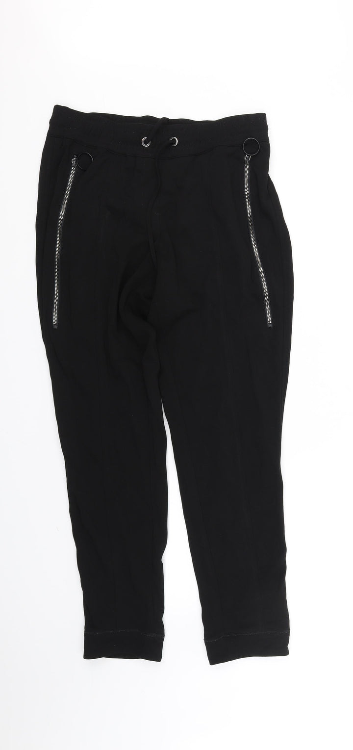Betty Barclay Womens Black Jogger Trousers Size 30 in L31 in