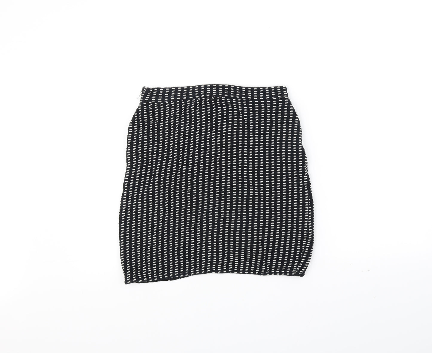 NEXT Womens Black Geometric  Mini Skirt Size 6