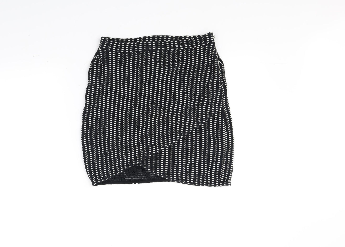 NEXT Womens Black Geometric  Mini Skirt Size 6