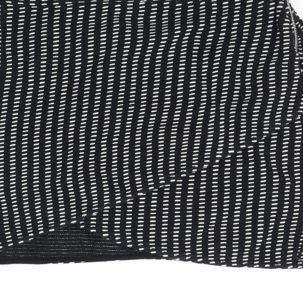 NEXT Womens Black Geometric  Mini Skirt Size 6