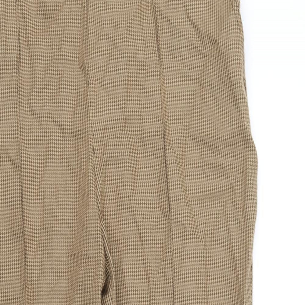 Damart Womens Orange Check  Trousers  Size 20 L30 in