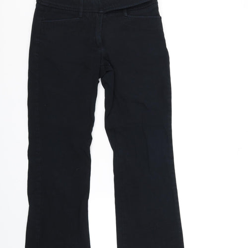 Autograph Womens Black   Trousers  Size 8 L29 in