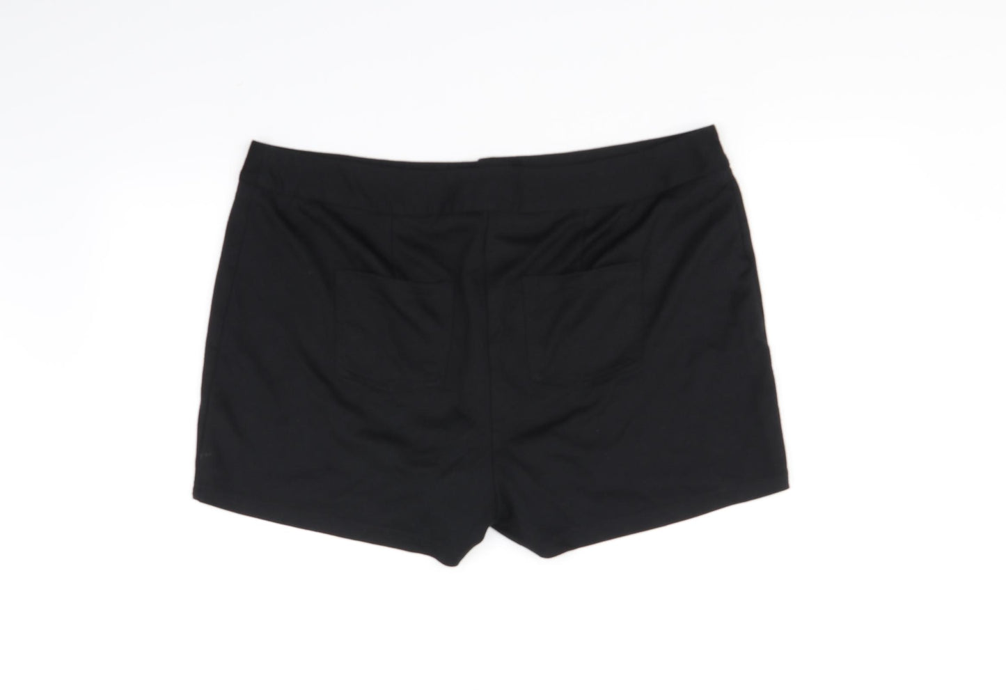 Papaya Womens Black   Cut-Off Shorts Size 18
