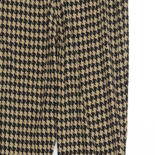Emory Park Womens Gold Geometric  Trousers  Size M L30 in