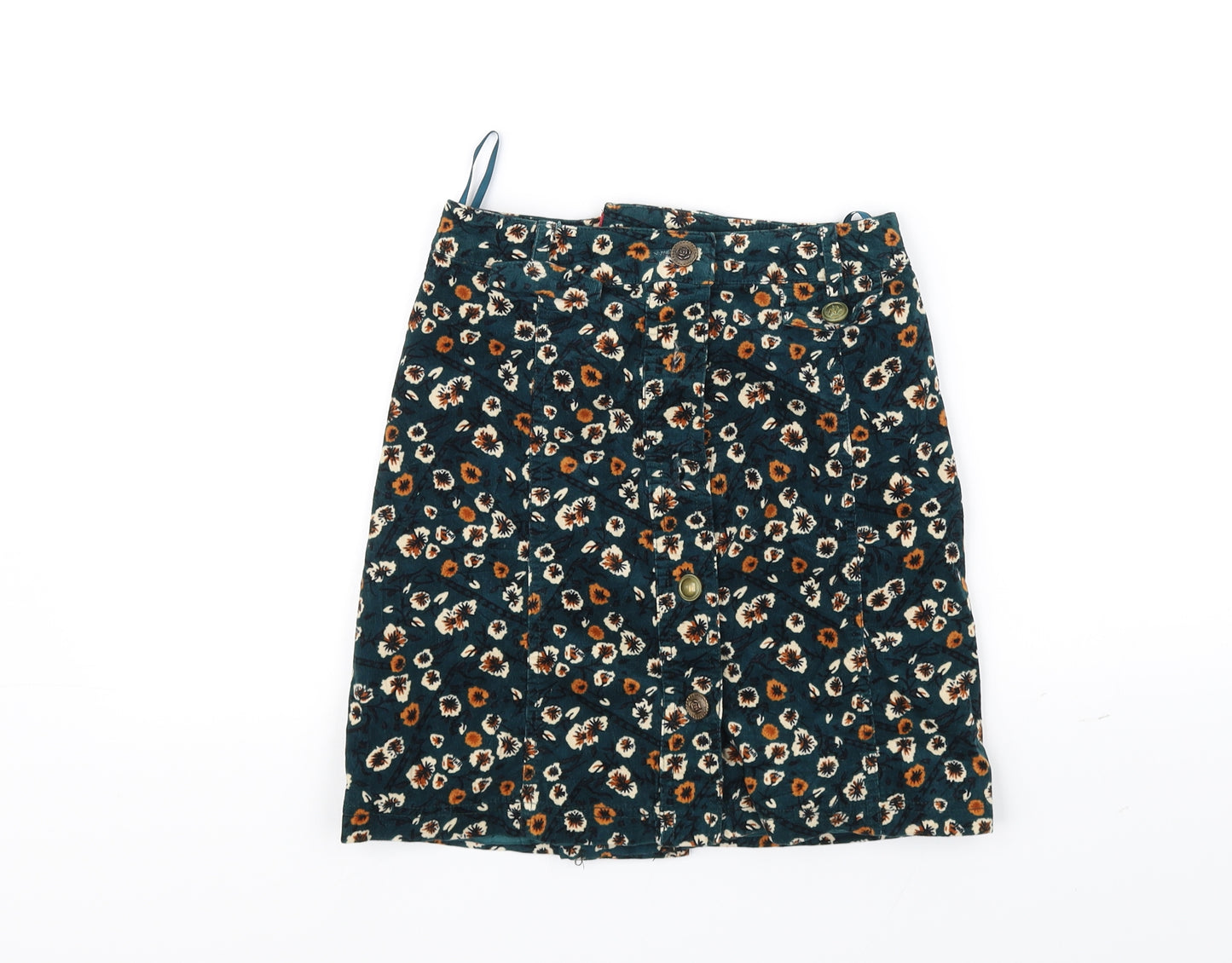 Joe Browns Womens Green Floral  Mini Skirt Size 8