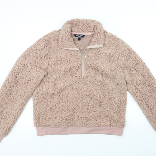 Brave Soul Womens Pink   Pullover Jumper Size L