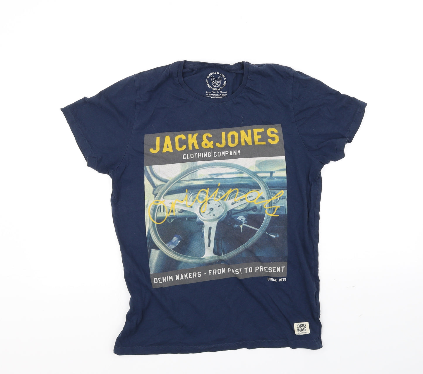 Janie and Jack Mens Blue    T-Shirt Size S