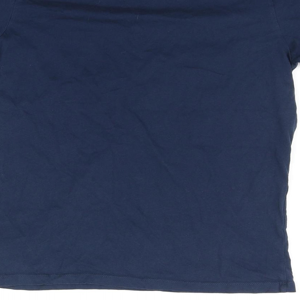 Janie and Jack Mens Blue    T-Shirt Size S
