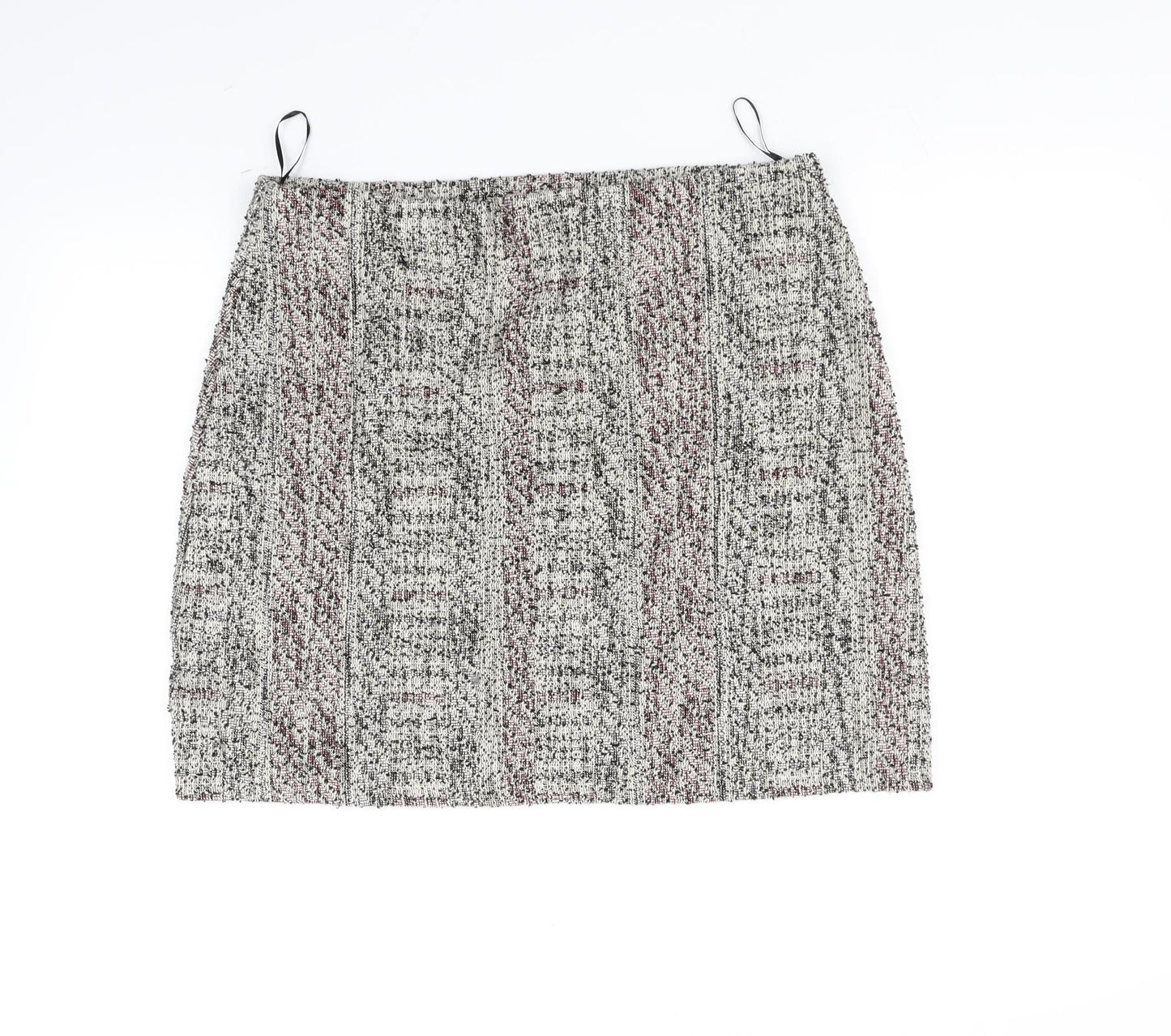 Marks and Spencer Womens Grey   Flare Skirt Size 16
