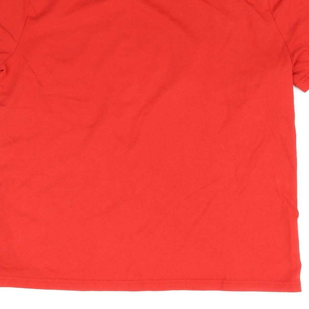 abercrombie kids Boys Red   Basic T-Shirt Size 15-16 Years