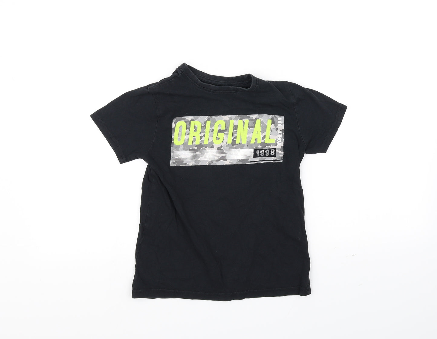 Primark Girls Black   Basic T-Shirt Size 8-9 Years