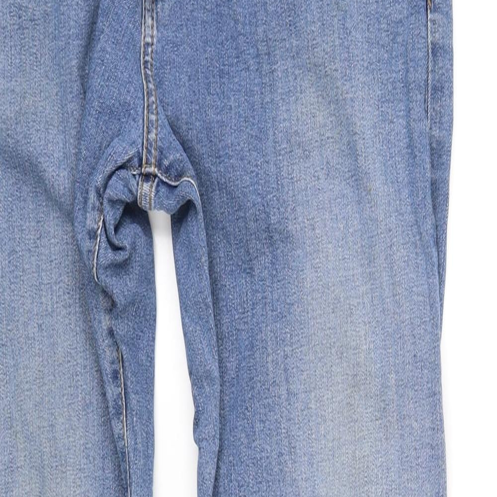 & Denim  Womens Blue   Straight Jeans Size 34 in L34 in