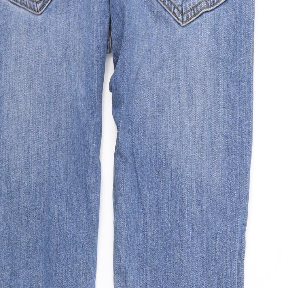 & Denim  Womens Blue   Straight Jeans Size 34 in L34 in