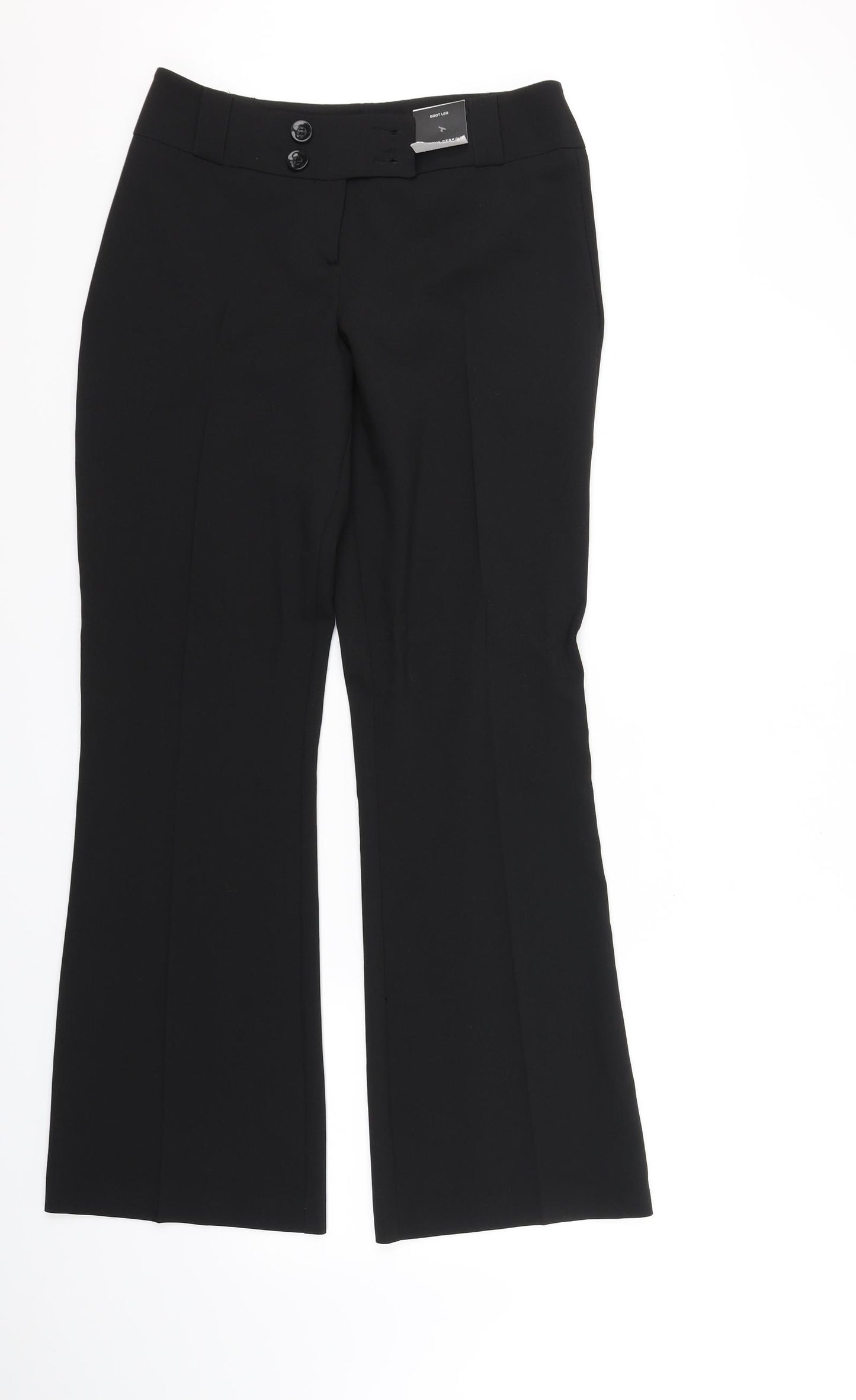 Dorothy Perkins Womens Black   Trousers  Size 10 L34 in